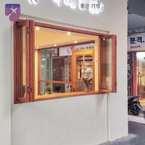 창문 디저트 카페 가게 슬라이딩 좌우 접이식 실내 도어, 제곱미터