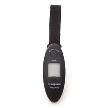 M square-88lb/40kgs 수하물 규모 digtal scale 천칭 자리 미니 휴대용 전자 저울 여행 액세서리, Black_1