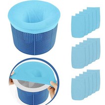 수영장여과기 10-100pcs 풀 스키머 양말 풀 청소 재사용 가능한 보호기 필터 바구니에 대한 나일론 메쉬 스키머 수영장 액세서리, 30개, 푸른, 02 Blue_03 30Pcs
