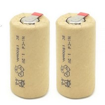 워키토키 Ni-CD 1.2V SC1500mAh Sub C 워키 토키 전동 공구 무선 전기 드릴/Ni Cd 용 고출력 10C 충전식 배터리, 2 pcs