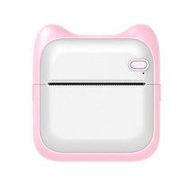 출력 휴대용 미니 포토 프린터 BT 포켓 열전사 감열식 저널 메모 용지 인쇄, [02] Pink