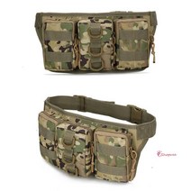 SPR_3중 포켓 밀리터리 힙색 허리가방 전술 다용도_spr