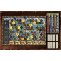 테라미스티카 보드게임 패드 Terra Mystica 플레이매트, 매트 C 80X48