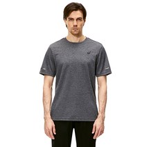 아식스 남성 트레이닝 에코 반팔 티셔츠 CHARCOAL GREY (2031C822)