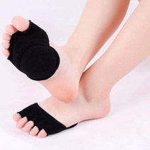 푹신한 앞꿈치보호패드 지간신경종패드 깔창, 블랙(1451-1)