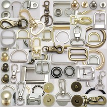 없음 가방 의류 신발 부자재 끈 개고리 아일렛 하도메 도트 기계 펀치 DIY O D 링 자석단추 오링 디링 사각링 삼각링 조리개 B타입, B. BK001(버클 흑니켈 20mm 2개)