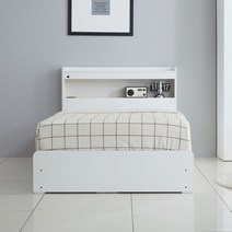 우아미아이 [우아미가구]데이론 LED 슈퍼싱글SS 수납 침대, 없음/없음/없음