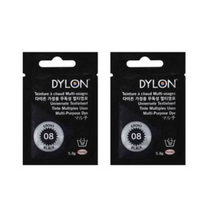 다이론 DYLON 멀티염료 08 5.8g 에보니블랙 2개 옷염색 패브릭 섬유 염색