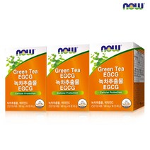 [한국공식총판] 나우푸드 녹차추출물 EGCG 90정 3박스 (3개월분), 500mg x 90정 x 3