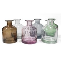 트럼펫 (대) 디퓨저 용기 250ml 인테리어 소품 유리병, 무광블랙