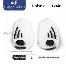 족저근막염보조기 족적근막염 아대 보호대 부목 발O/X 다리 타입 실리콘 정형 안창 외반 바루스 교정 발바, 02 Transparent Color-L