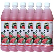 청솔 수박 원액 835ml / 음료베이스, 6개