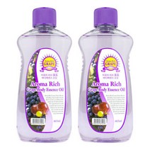 아로마 리치 바디오일 465ml 포도 x2개, 아로마 리치 바디오일 465ml 포
