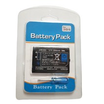닌텐도 3DS NEW 3DS LL/3DS XL 교체 배터리 3.7V 2000mAh, 2개