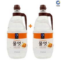 Dabom 청정원 요리에 촉촉윤기와 끈기를 더해주는 물엿2.45kg, 2개