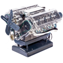 V8 4기통 자동차 엔진모형 조립 과학실 동아리 학습, V8 엔진