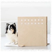 [mag] 까비 자작나무 와이드 원목 파티션(600) 반려견 고양이 강아지 배변 가림막, 까비잎새(600)