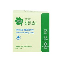 그린핑거 힘센 보습 인텐시브 베이비 비누, 80g, 2개