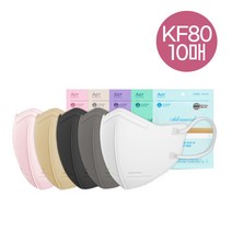 KF80 아에르 어드밴스드라이트핏 새부리형마스크 10매, 아에르 KF80 어드밴스드 라이트핏 베이지 대형 10매