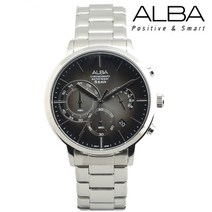 [ALBA] 세이코 알바 50M 방수 크로노그라프 남성 손목시계 AT3F29X1