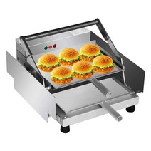 햄버거빵 토스트 업소용 자동철판, 한 번에 6개의 버거를 가열