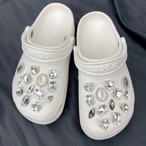 진주 골드 크록스 지비츠 샤록스 꾸미기 카멜리아 향수 참 악세사리