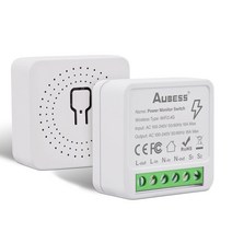 Corui 스마트 에너지 모니터 스위치 모듈 홈 2 웨이 제어 타이머 무선 자동화 Alexa Google Yandex, 01 AS shown