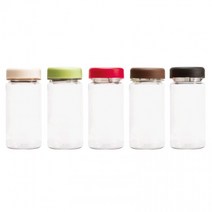 국산 친환경 투명 마이보틀 판촉물 인쇄 텀블러 350ml RD-09894, 브라운