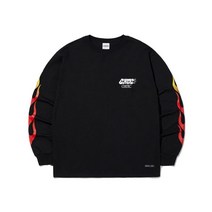 크리틱 Flame Long Sleeve Ts Black