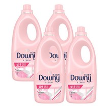 다우니 실내건조 핑크 플로럴 프레시 섬유유연제 2L x 4개