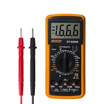 멀티테스터기 접촉/비접촉 타코메타/회전계/RPM/회전수측정기 aneng a3003 digital multimeter pen ncv acdc voltmeter ohmmeter, 9205a 옐로우