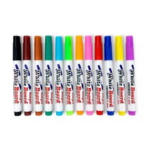 Magical Water Painting Pen Whiteboard Markers Floating Ink Doodle Pens Kids Child Early Education To, [02] 12 Multicolor