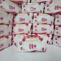 수오미 순둥이 아기물티슈 베이직 캡형 80매 20팩