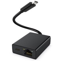라우터 모뎀 네트워크카드 ELECTOP USB Network Card Ethernet Adapter Micro to 100M Network Card For 4K Fire TV St, 01 Black