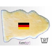 독일 제조 LANAMED 천연 양가죽 베이비 퍼 양모 러그 침실 의자 침대 소파 카펫 약 80cm