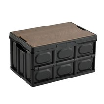 베어하이크 캠핑 베이직 폴딩박스, 55L, 블랙 55L