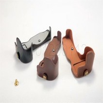 PU 가죽 케이스 하프 바디 세트 케이스 커버 그립 니콘 Z7 Z6 Z5 Z6II Z7II 카메라 가방 배터리 오프닝, 03 brown