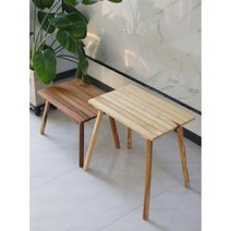 DIY 우드 다리교체형 테이블 캠핑 간이 사이드테이블 2type, 엠버