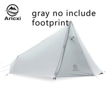 텐트 빅돔 백패킹 쉘터 대형 차박 감성 aricxi new 1인용 oudoor 초경량, 회색 텐트