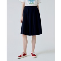 22SS 네이비 단색 밴딩스커트 HSSK2B430N2