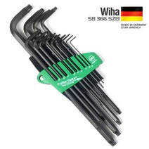 Wiha 롱별렌치 SB 366 SZ13 T5~T50 별 L렌치, 1개