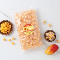 그리심 망고젤리 1kg-개별포장 사탕 캔디 디저트 간식, 1kg, 1개