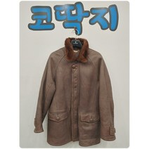 남01104/ 루가프라임정품 중고구제 양털 양가죽 무스탕 하프 자켓 코딱지구제