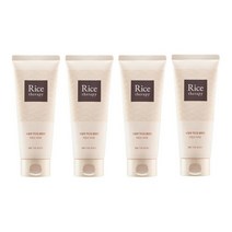 온더바디 라이스테라피 폼클렌징 150g 쌀겨스크럽 3개, 라이스테라피 폼클렌징 사철쑥약산성 150g 4개