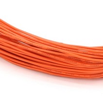 0.2~12mm 철사 반생이 와이어 스텐철사 2m10m ul1007 pvc 주석 도금 구리 단일 코어 케이블 라인1820222426 awg 화이트블랙레드옐로우그린블루브라운오렌지, 주황색, 18awg, 2m, 1개