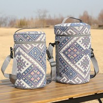 감성 캔버스 파라핀 오일랜턴 가방 보온통가방 M