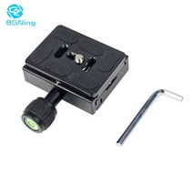 셀프촬영 브이로그 BGNING 알루미늄 합금 60mm QR 클램프 QR60 삼각대 퀵 릴리스 패스너 플레이트 38mm Arca-Swiss 볼 헤드 DSLR 카메라 용