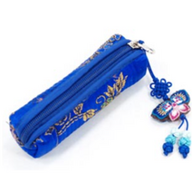 전통 누비 색동 도장집, 파랑