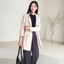 야상 점퍼 자켓 바람막이 사파리 루즈핏 간절기 하프 미디 [로엠]