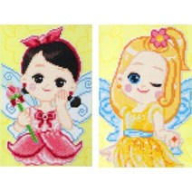 캐리앤샵 요정 캐리 엘리 대형 보석십자수_(2083845), 선택:요정 캐리, 단품